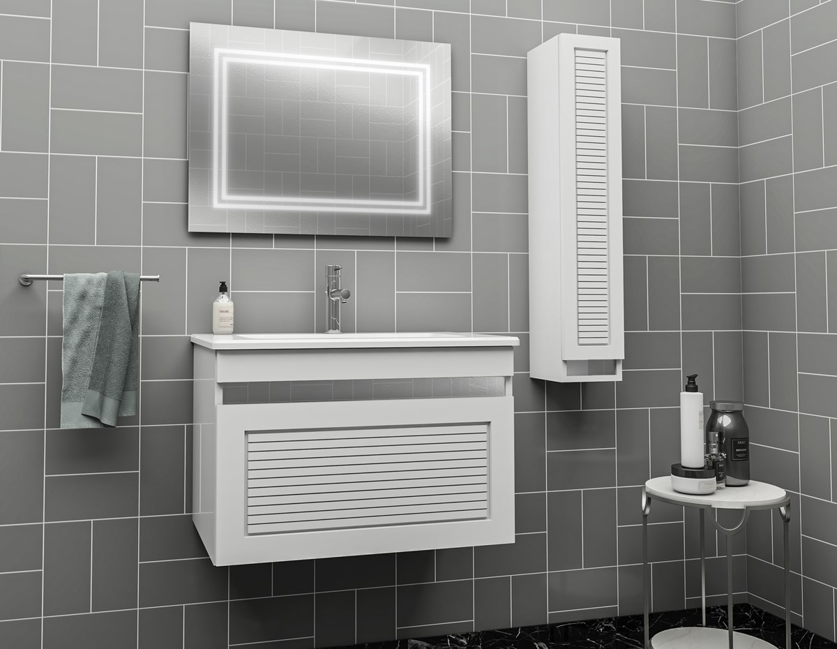 Platin Banyo Dolabı